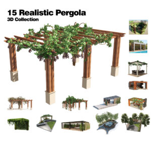 Modular Pergola 3D Pack