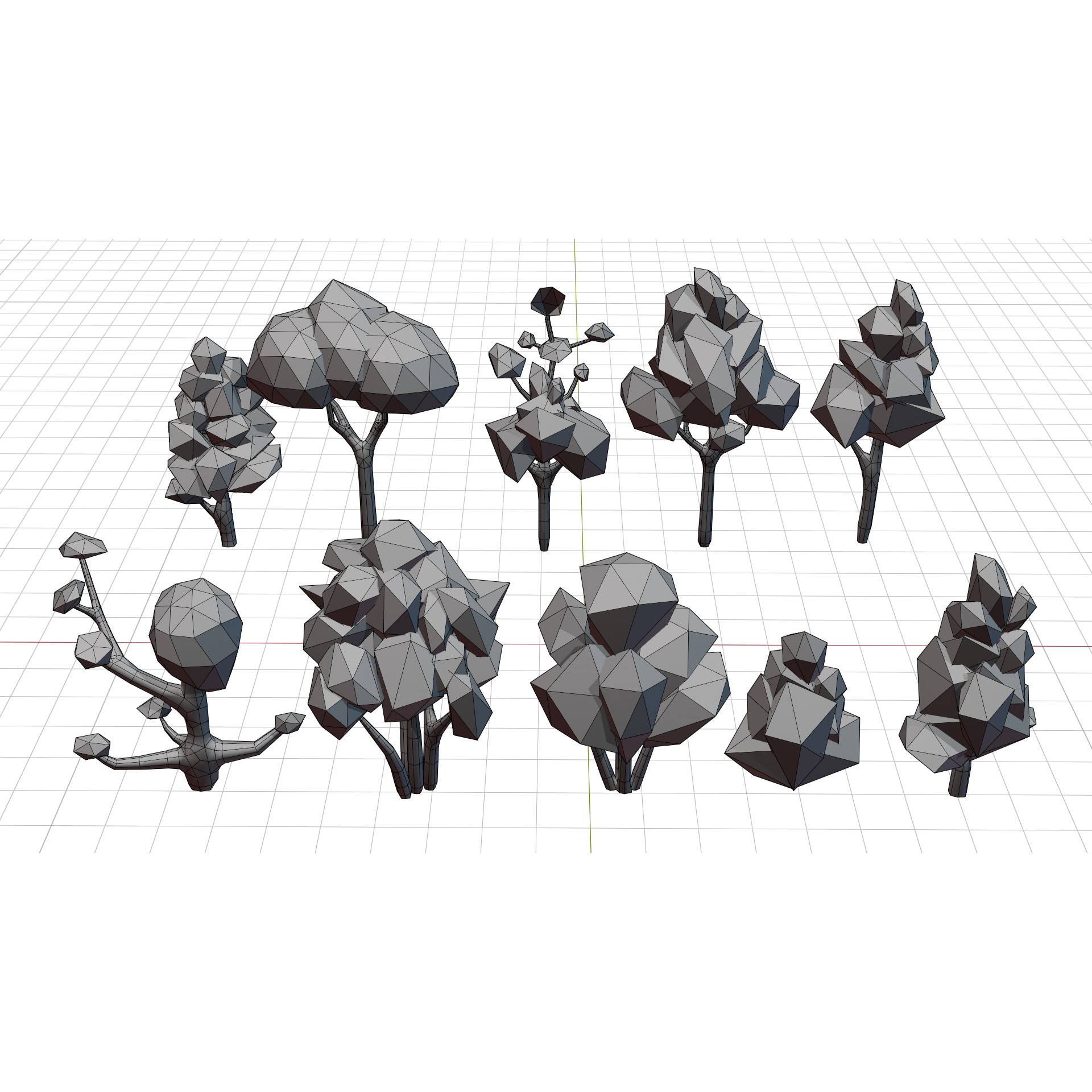 Mobile-Game Stylized Tree Pack - mehrazvira.com