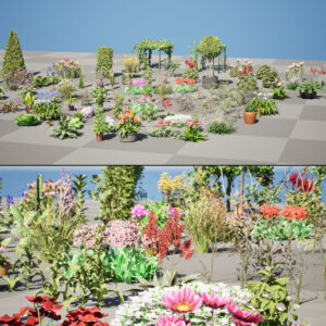 Realistic Garden & Foliage Pack