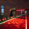 Neon Cyber-Track City Unreal Engine Environment