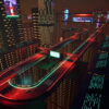 Neon Cyber-Track City Unreal Engine Environment