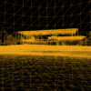 Hacker Architects House in Snowy Landscape 3D Scene