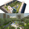 Modern Residential Block & Courtyard Modern Residential Block & Courtyard