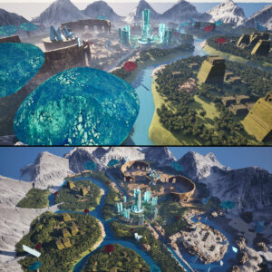 EcoCraft: Elysian Core - Massive Open- UE World Environment Kit