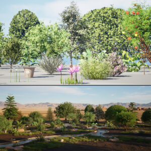 Moroccan Trees & Plants 3d pack (Full Ecosystem) Moroccan Trees & Plants 3d pack (Full Ecosystem)