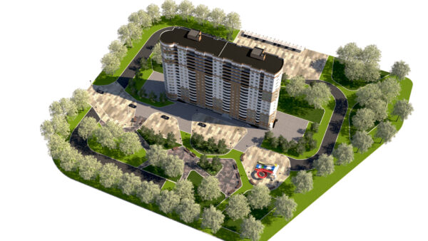 Premium Residential Tower & Site (Archviz Ready)