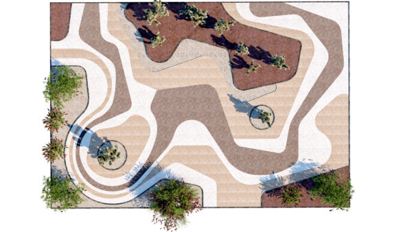 Modern Australian Desert Garden & Xeriscape 3d model Modern Australian Desert Garden & Xeriscape 3d model