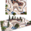 Modern Australian Desert Garden & Xeriscape 3d model Modern Australian Desert Garden & Xeriscape 3d model