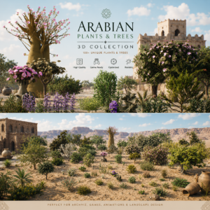 Arabian Plants and Trees 3D Pack Arabian Plants and Trees 3D Pack