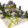 Modular Urban Garden Scene