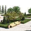 Complete Civic Park Plaza Asset Pack with Trees and Benches Complete Civic Park Plaza Asset Pack with Trees and Benches