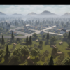 Large Scale Realistic Racing Circuit Environment – Forest, Village, Lake & Quarry Zones