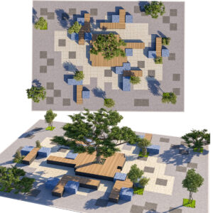 Contemporary African Space Seating Area 3D Model Contemporary African Space Seating Area 3D Model