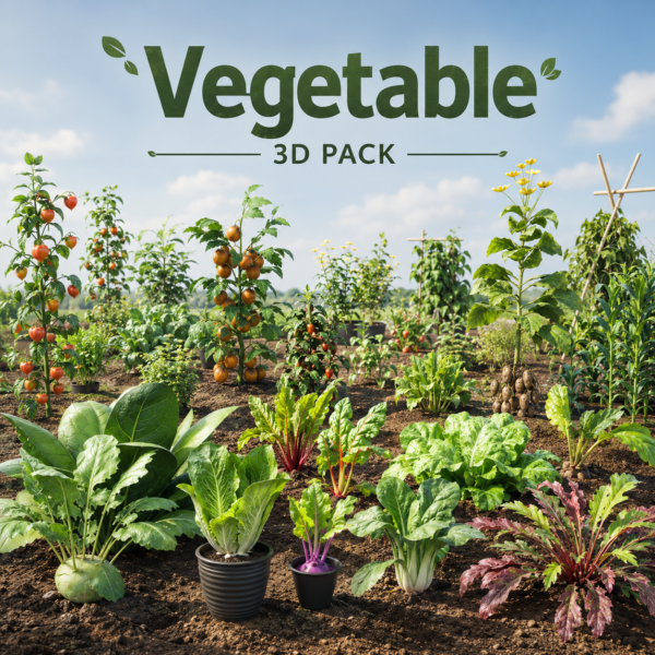3D Farm & Vegetable Plants Mega Pack – Game 3D Farm & Vegetable Plants Mega Pack – Game