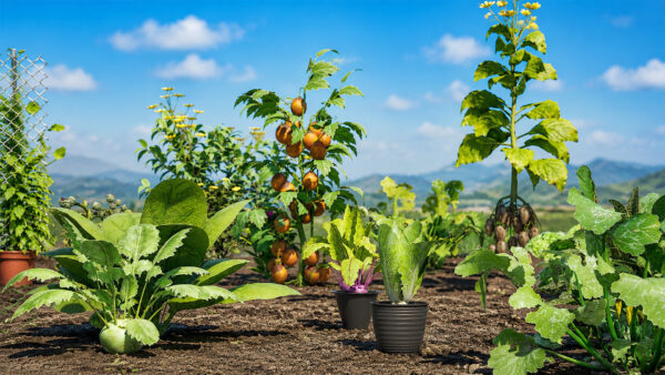 vegetable_pack_close_view_4k Farm and Vegetable Plants Game Ready Foliage 3D pack