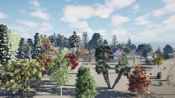 North American Trees Mega 3D Collection