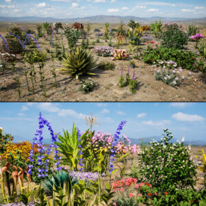 North American Plants 3D Pack - 106 Plants & Wildflowers